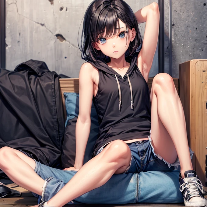 Shorts juvenile Tank top hoodie jeans