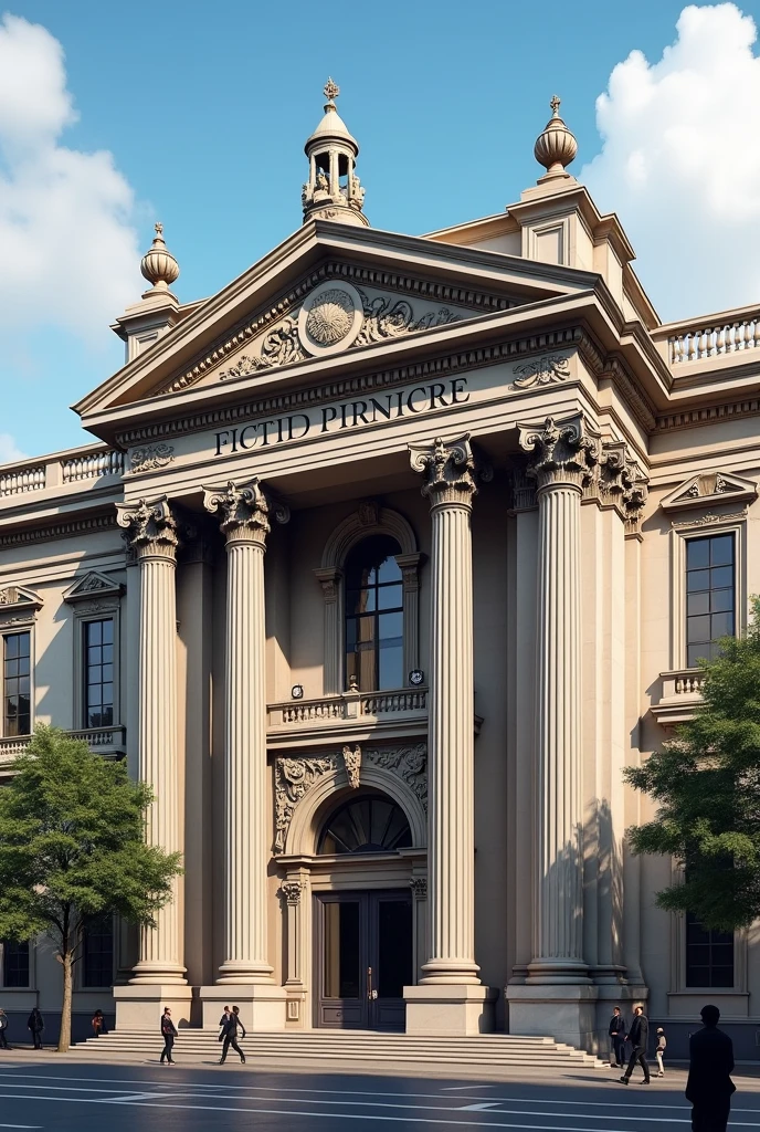 Bank seen from outside 