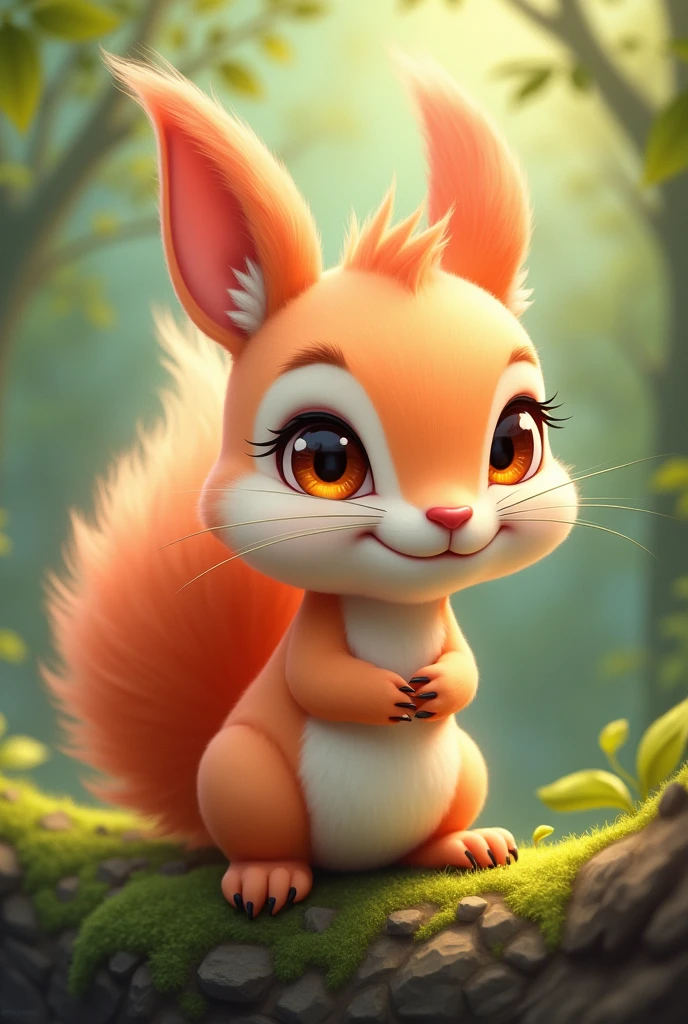 Peach squirrel