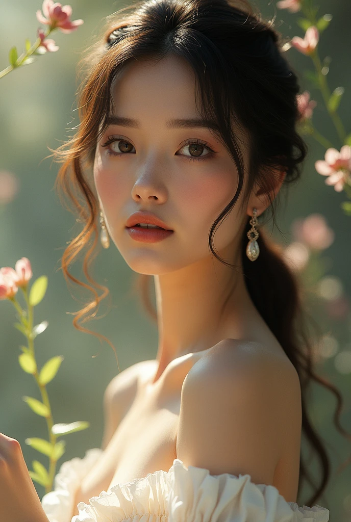 Creates a beautiful woman