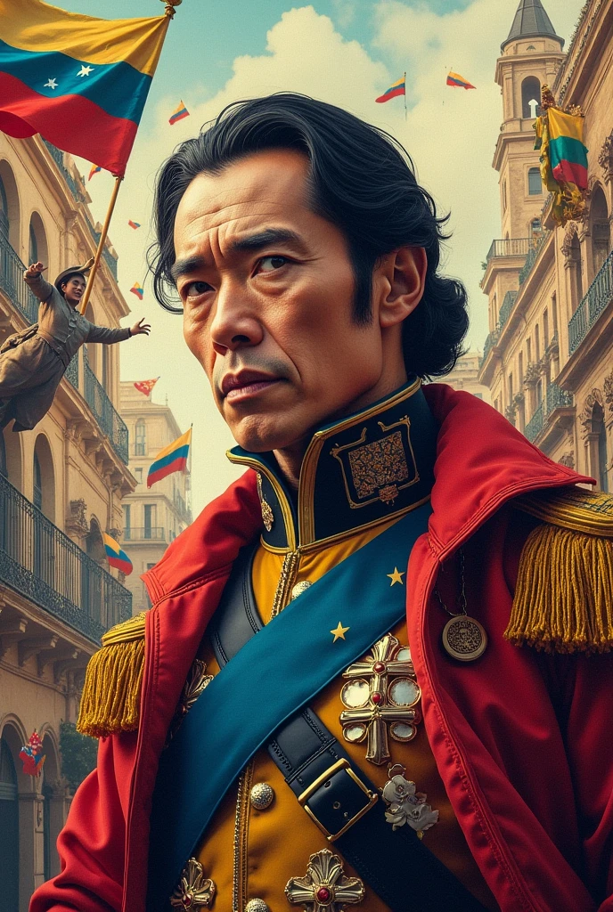 Make Simon Bolivar focus on himself by making an Instagram life
