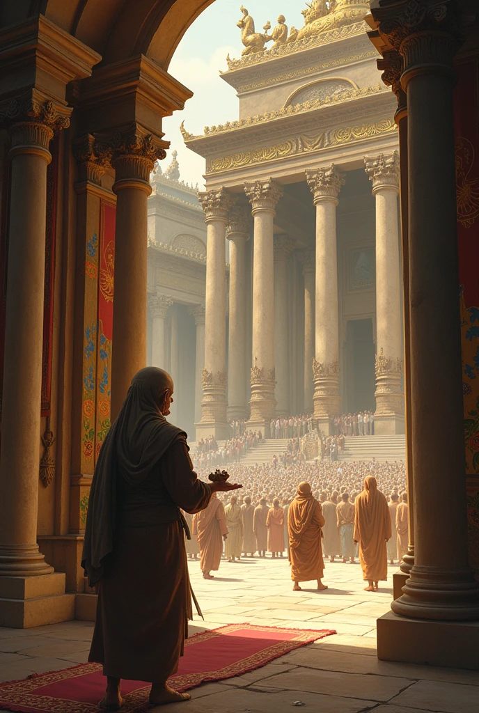 the poor woman's offering In the templo