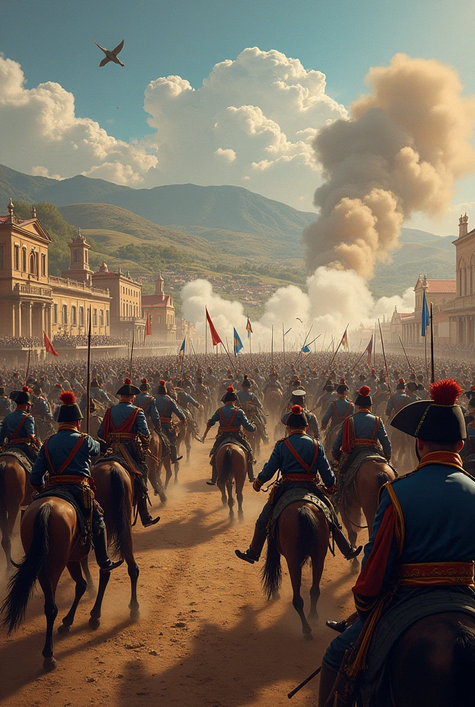 I want an image of the Battle of Tucuman that took place in 1812 in San Miguel de Tucuman,tucuman province,country Argentina