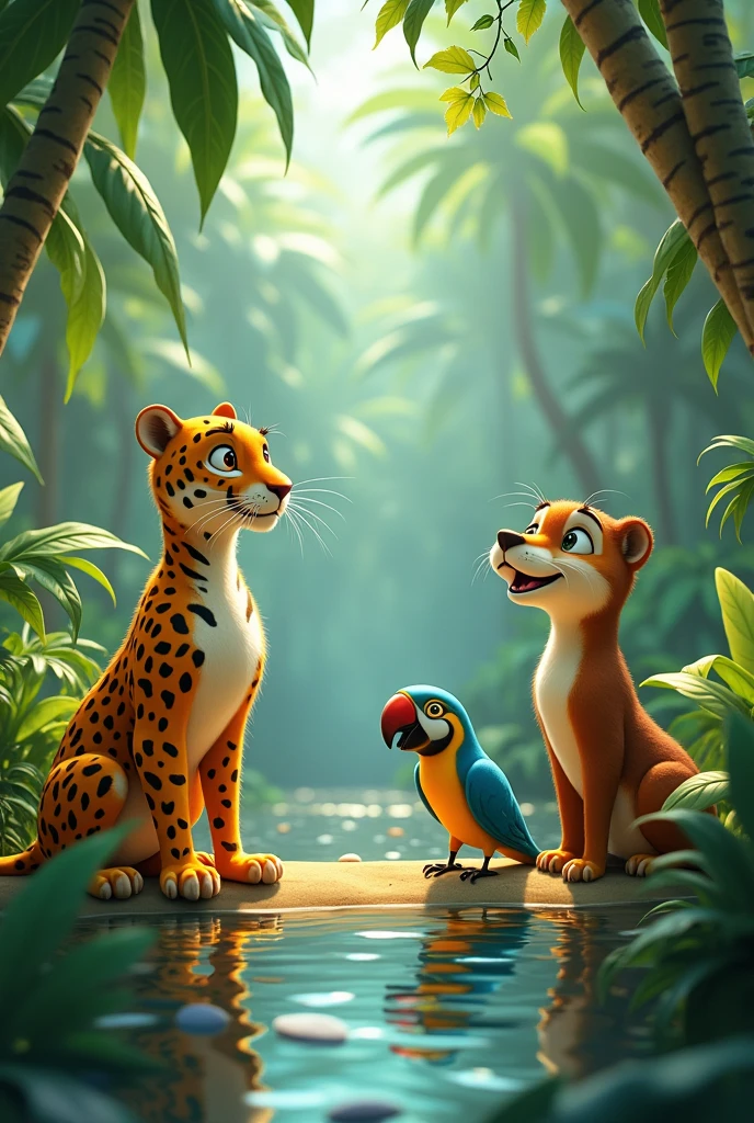 Disney Pixar Animal Adventure: Meet Your New Friends CHILDREN'S ANIMALS WITH CHILDREN Brazilian animals including various characteristics (mammals, reptiles, birds, Pisces, Amphibians). Pantanal