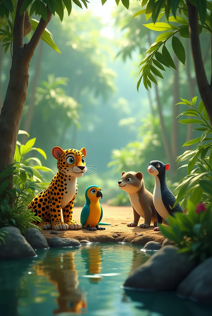 Disney Pixar Animal Adventure: Meet Your New Friends CHILDREN&#39;S ANIMALS WITH CHILDREN Brazilian animals including various characteristics (mammals, reptiles, birds, Pisces, Amphibians). Pantanal