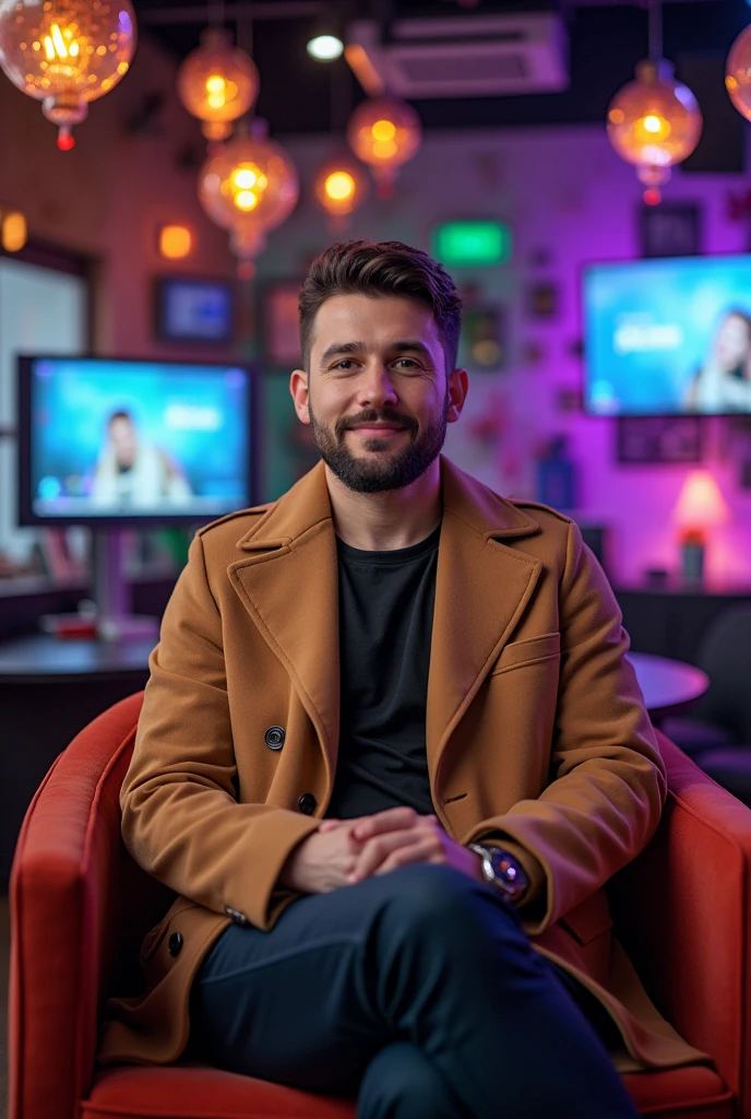 Out of the ordinary, a channel about fun and entertainment, with interviews and podcasts to laugh at, learn arts, music, and everything else. The interviewer is a man