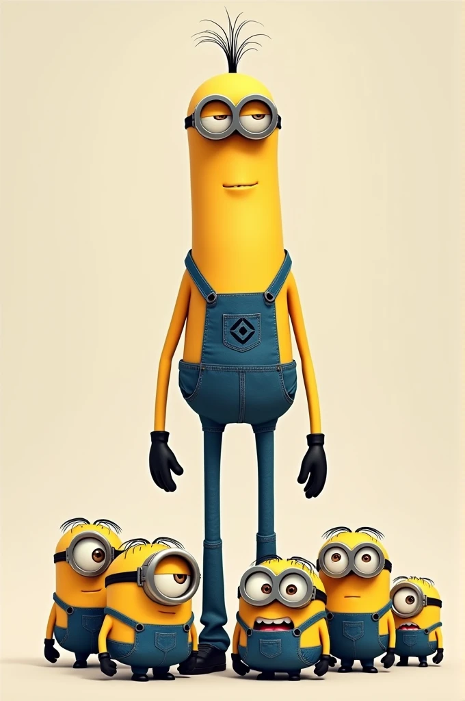 Minions tall like Kevin 