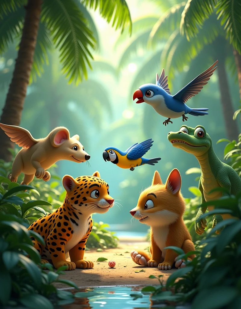 Disney Pixar Animal Adventure: Meet Your New Friends CHILDREN&#39;S ANIMALS WITH CHILDREN Brazilian animals including various characteristics (mammals, reptiles, birds, Pisces, Amphibians). Pantanal