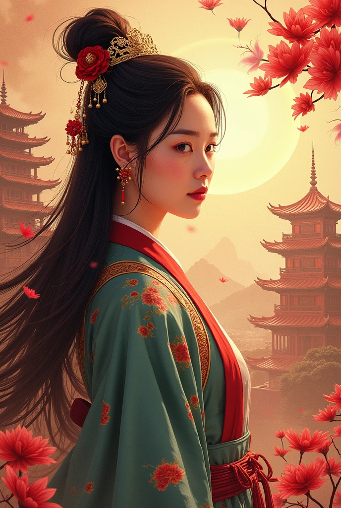 Give me profile picture of my Facebook page. Page name fact of chinese people. Include some Chinese face & handwriting chinene that is Welcome. Then add some culture of china.makebit attractive & colourful 