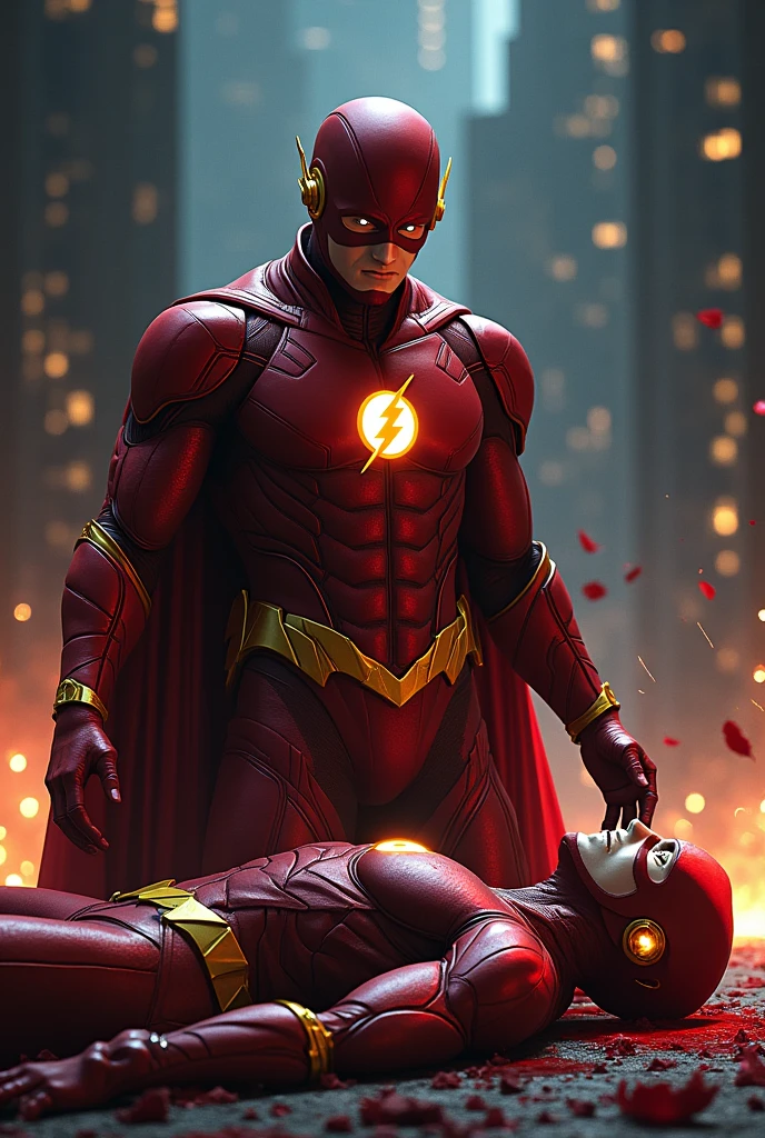 Barry allen morto pelo flash Reverso