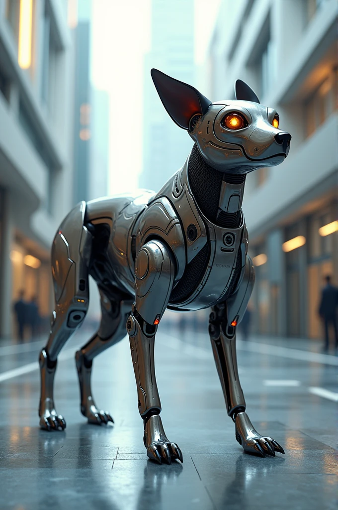 A dog robot
