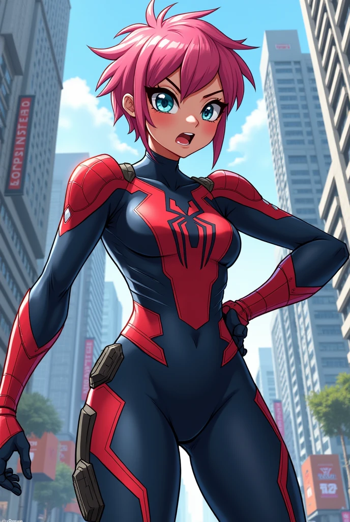Peni parker gets a wedgie
