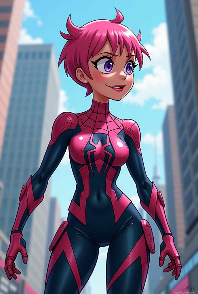 Peni parker gets a wedgie