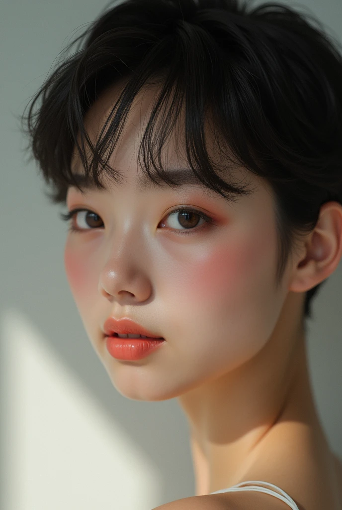 Solo, High Resolution, Short Hair, Blush, 