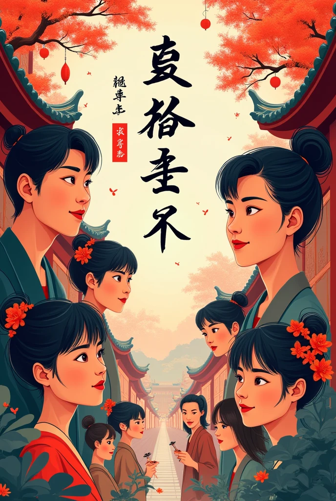 Give me cover photo of my Facebook page. Page name fact of chinese people. Include some Chinese face & handwriting chinene that is Welcome. Then add some culture of china.makebit attractive & colourful