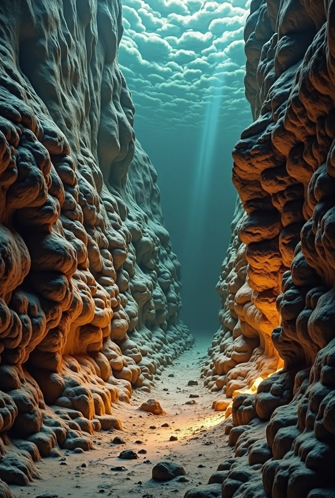 The sedimentary rock being buried deeper and deeper into the earth