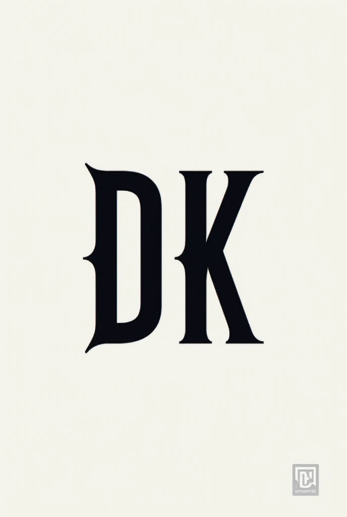 logo for my custom shirt brand Dk Store
