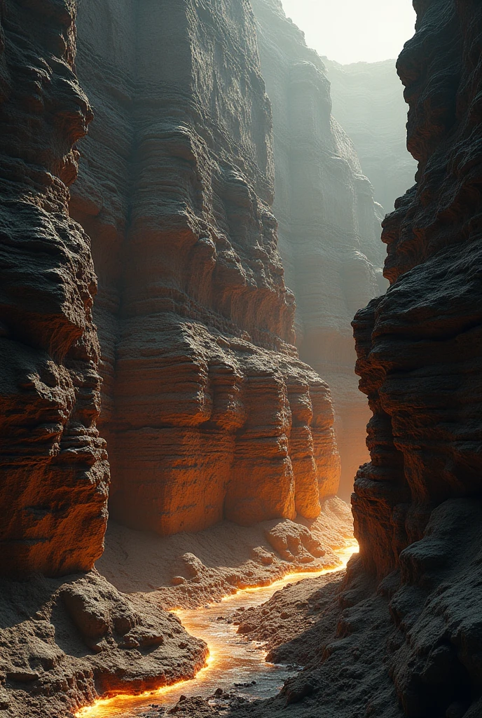 The sedimentary rock being buried deeper and deeper into the earth