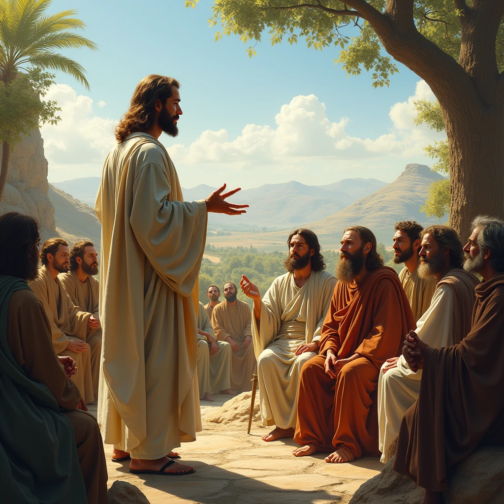 Jesus Christ preaching in Galilee