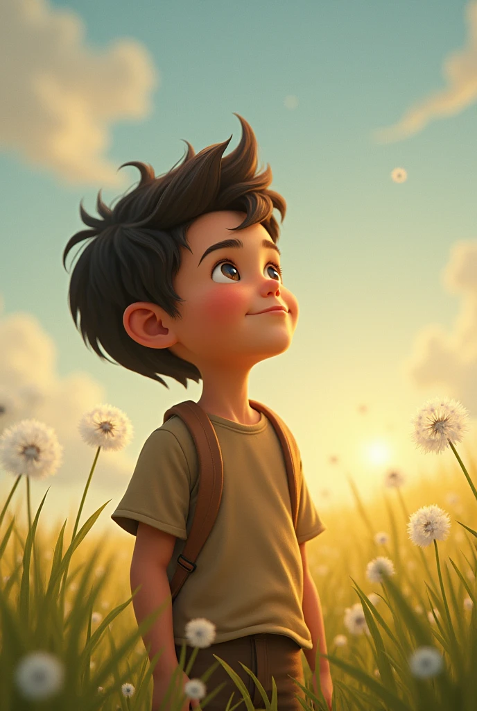 boy dreaming big