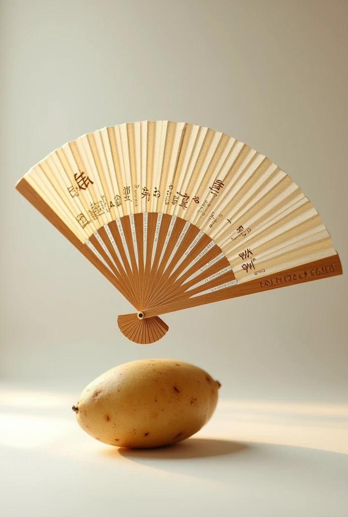generates an image of a hand fan and that it works with a potato and the circuit