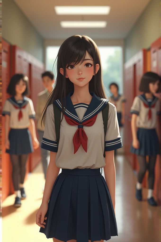 A person in a school