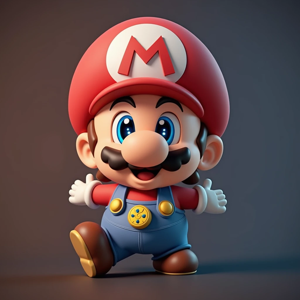 super mario ???, , happy, with toys in his room, Circuits, Computers, technology