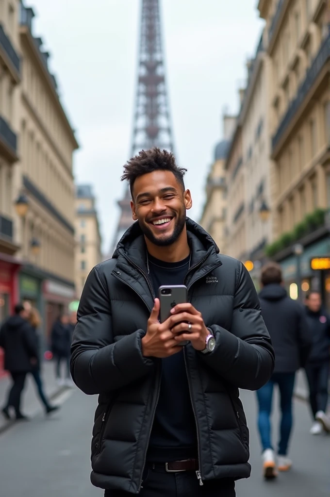 Neymar's selfie in Paris