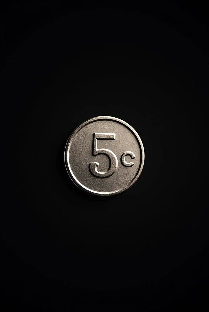 Create 100 different images of 5 Cent Coins with black background 224x224