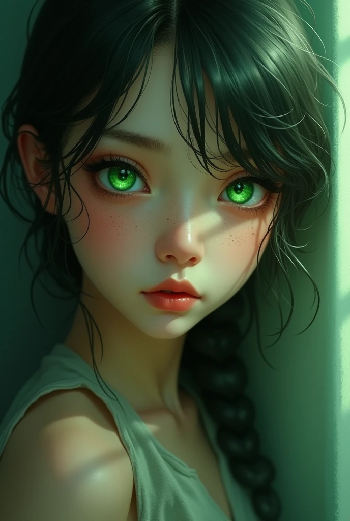 green eyes
