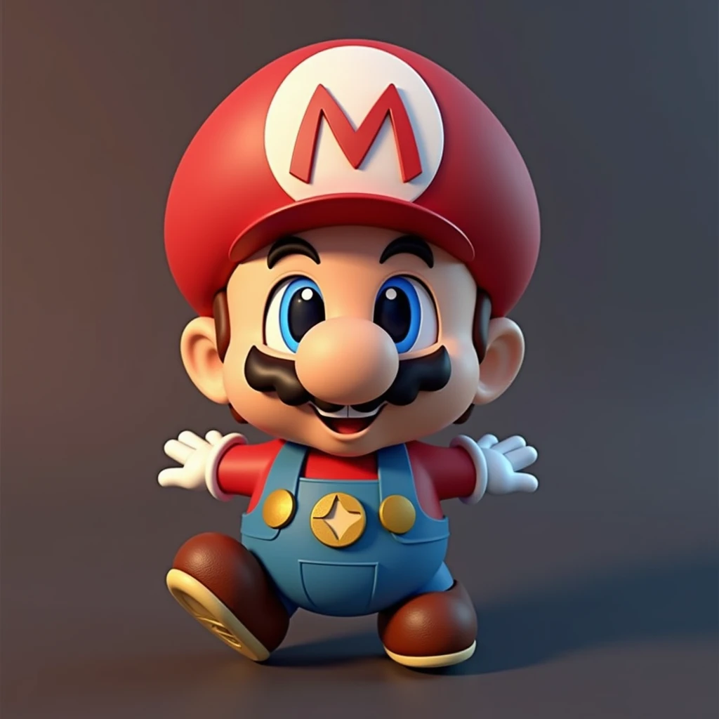 super mario kid, , but big, happy, with toys in his room, Circuits, Computers, technology
