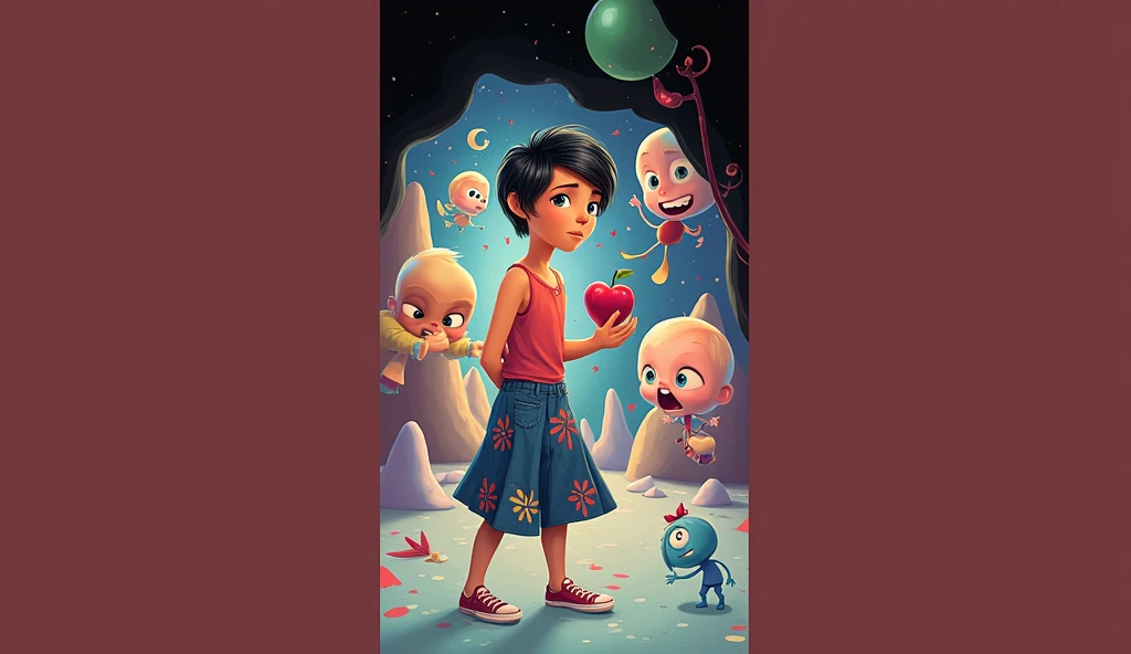 andrea as an inside out character
