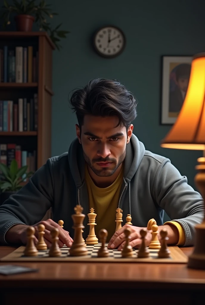 GC Tushar of YouTube is playing chess