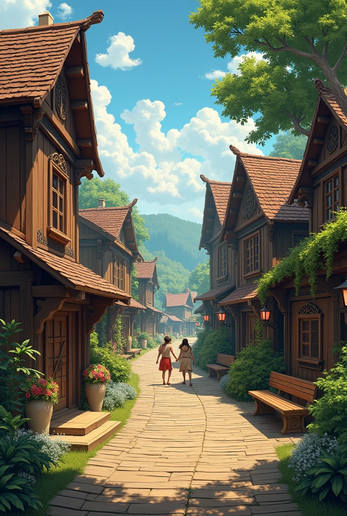 wooden streets