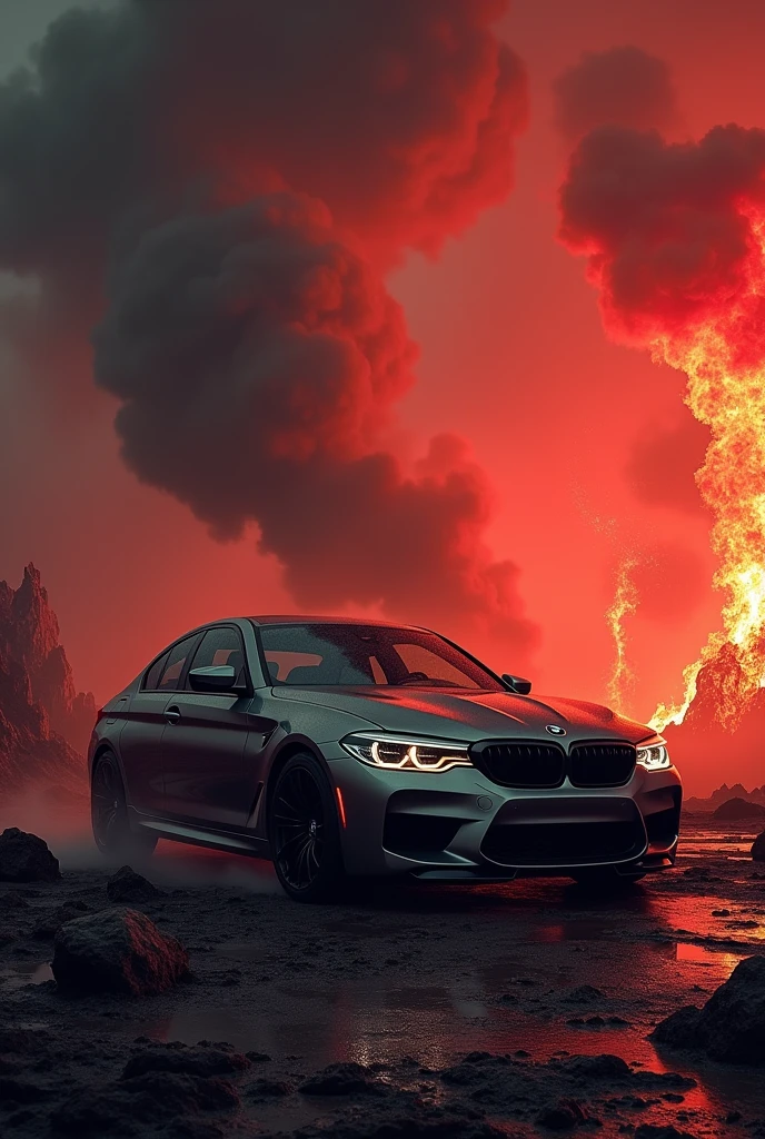 Wallpaper bmw cenario inferno