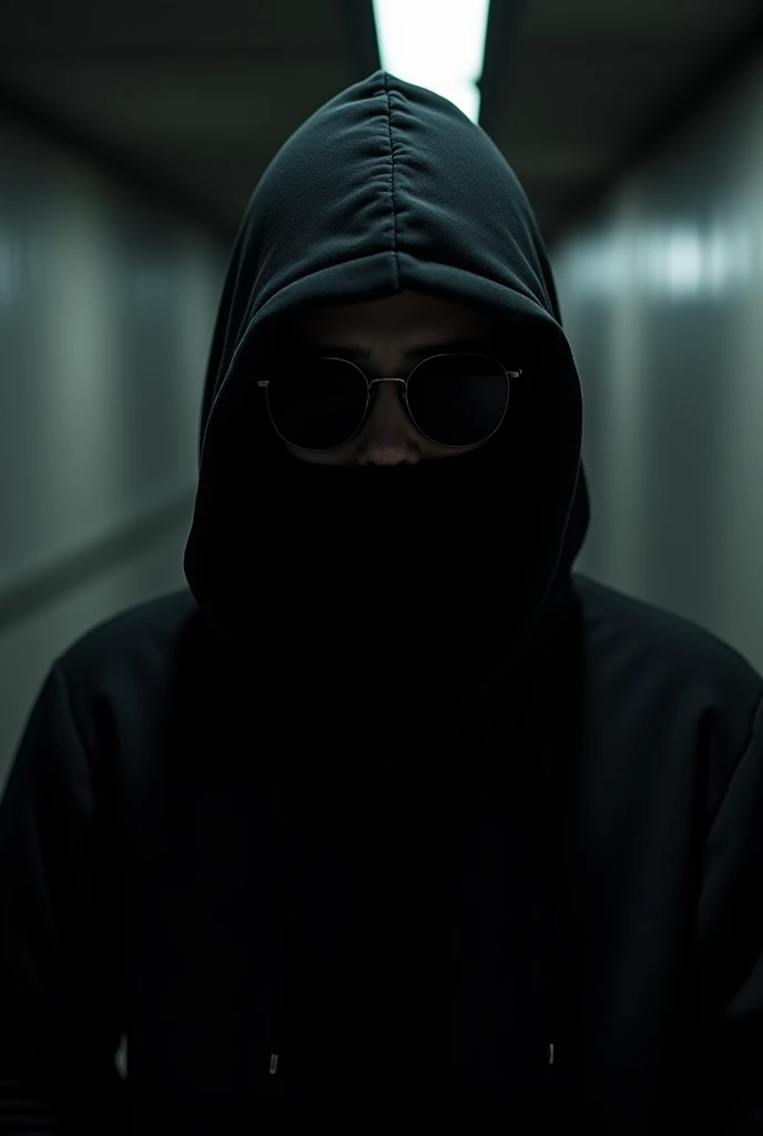 Underground　Black hoodie　sunglasses
