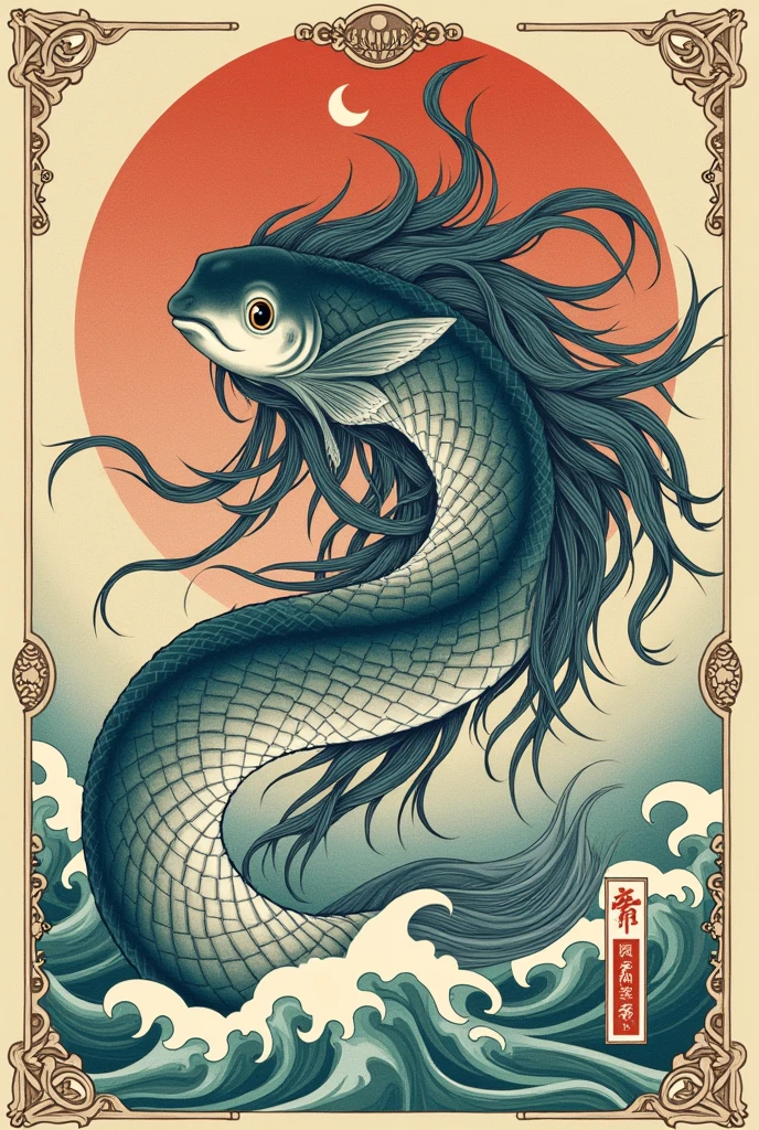 Amabie、An illustration、Poster