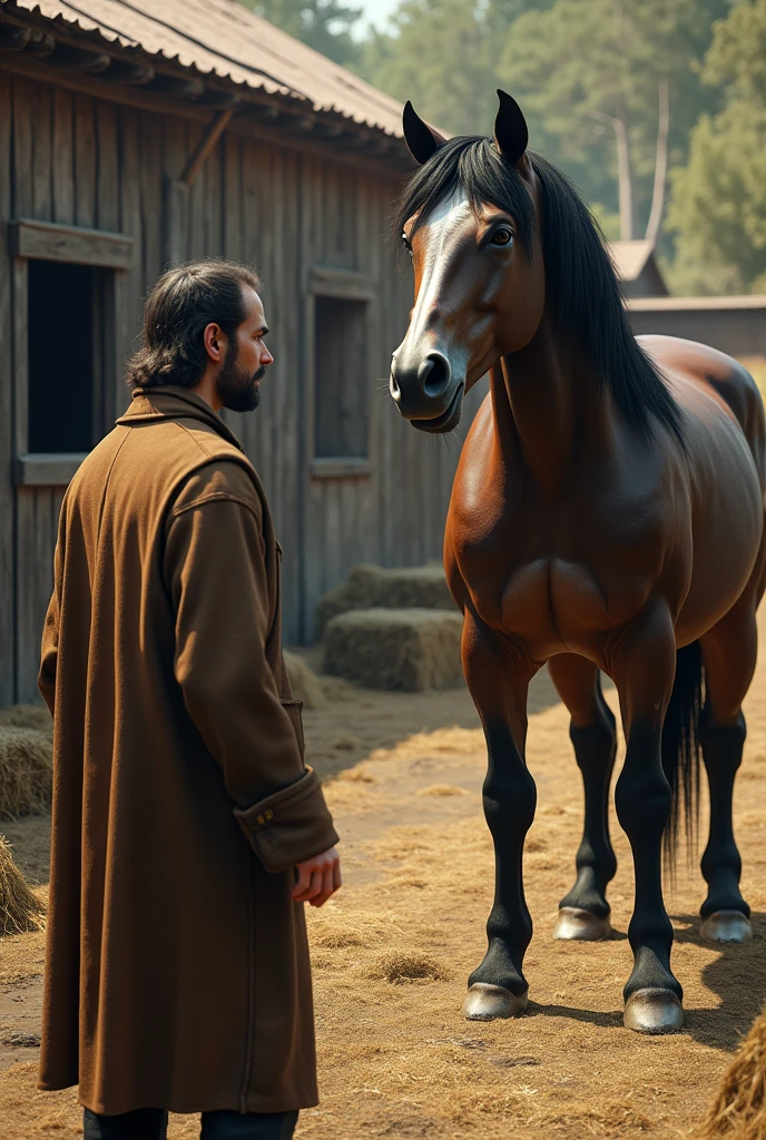 Preaching to the horse's ears、Realistic texture、Realistic images with great detail