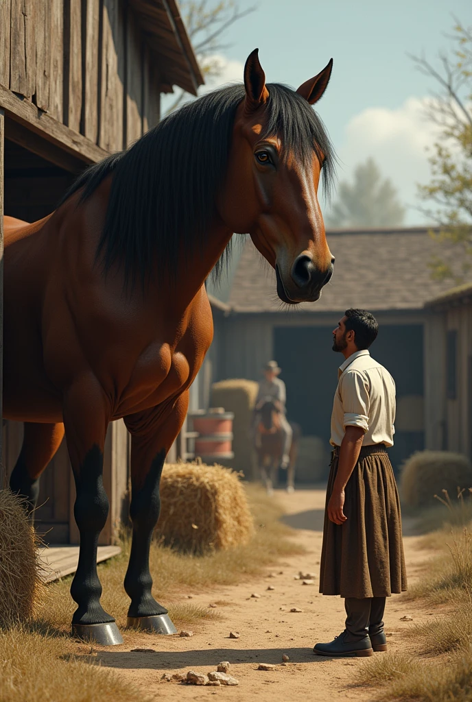 Preaching to the horse&#39;s ears、Realistic texture、Realistic images with great detail