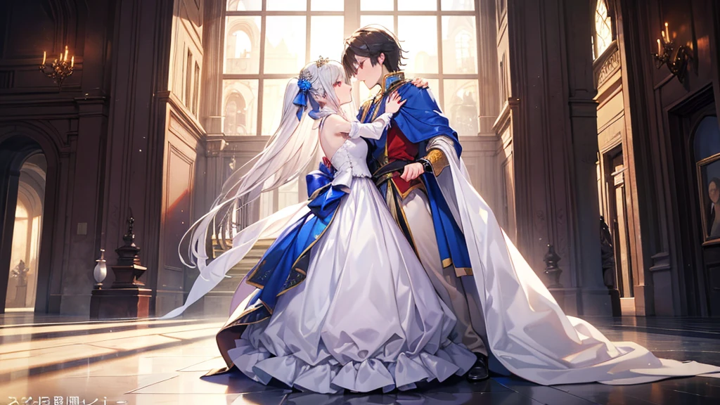 Artwork inspired by the Last Dance, with pale colors,Medieval aristocratic ball、