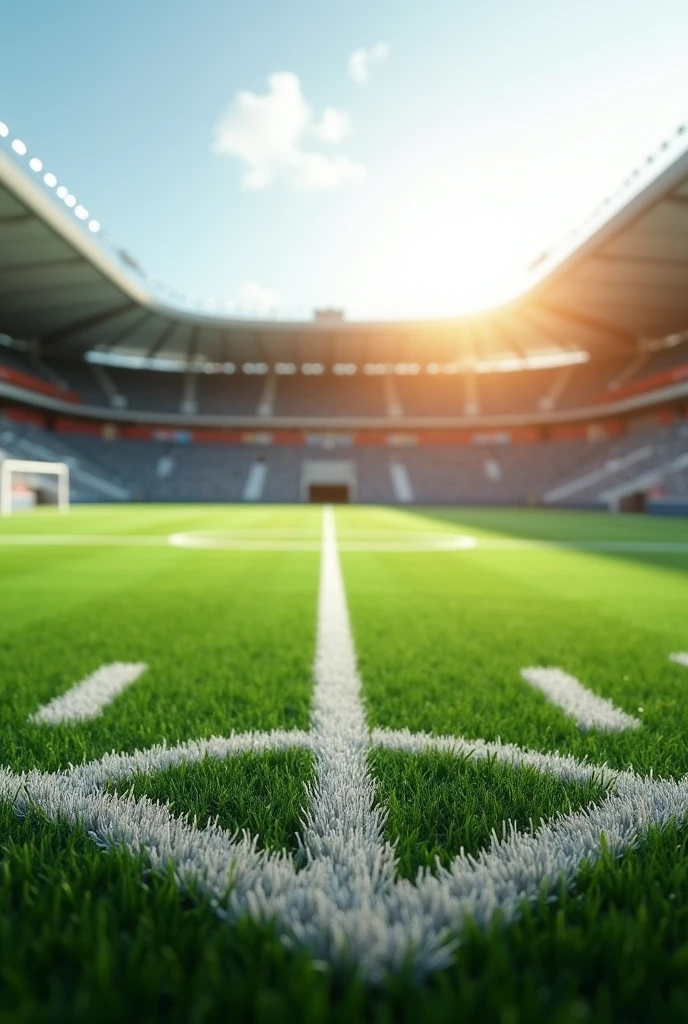 Football field background for poll