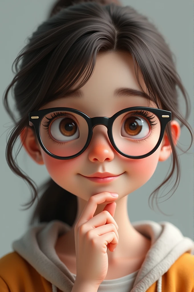 Girl with glasses 