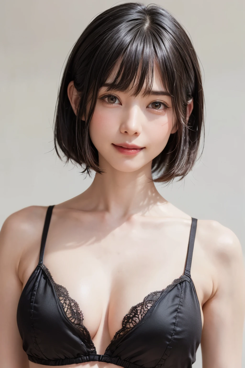 (Tabletop, Highest quality、Ultra-high resolution、Face focus focus、Focus on the side、Focus on the navel、Focus on the décolletage、Very attractive beauty、Add strong highlights to the eyes、Look closely at the camera:1.4、Really beautiful bangs:1.4、Short Brunette Bob（With bangs）:1.4),1 girl, Report, Black-haired, Realistic, Looking at the audience, Pale black eyes, short hair, lips, Lip gloss, Upper Body、Big eyes、eyelash)、((Italian natural background、Hyper Realistic Stick:1.4))、((short hair with bangs:1.4、Beautiful 46-point bangs:1.4、{Hugeな|big|Hugeなな|Mega} chest:2, chestの谷間:2、Big eyes、Give students a very strong highlight、very bigger chest、Looking at the audience、Very beautiful beauty、Show me your ears、Beautiful long neck、Beautiful neckline、smile、A smilee　Beautiful Teeth、Open your mouth and smilee))、2、Very cute supermodel、Perfect Anatomy、{Huge|big|Hugeな|Mega} chest, chestの谷間、とても可愛いsmile、Beautiful Teeth、Beautiful décolletage、Beautiful Art Nouveau style out of focus background