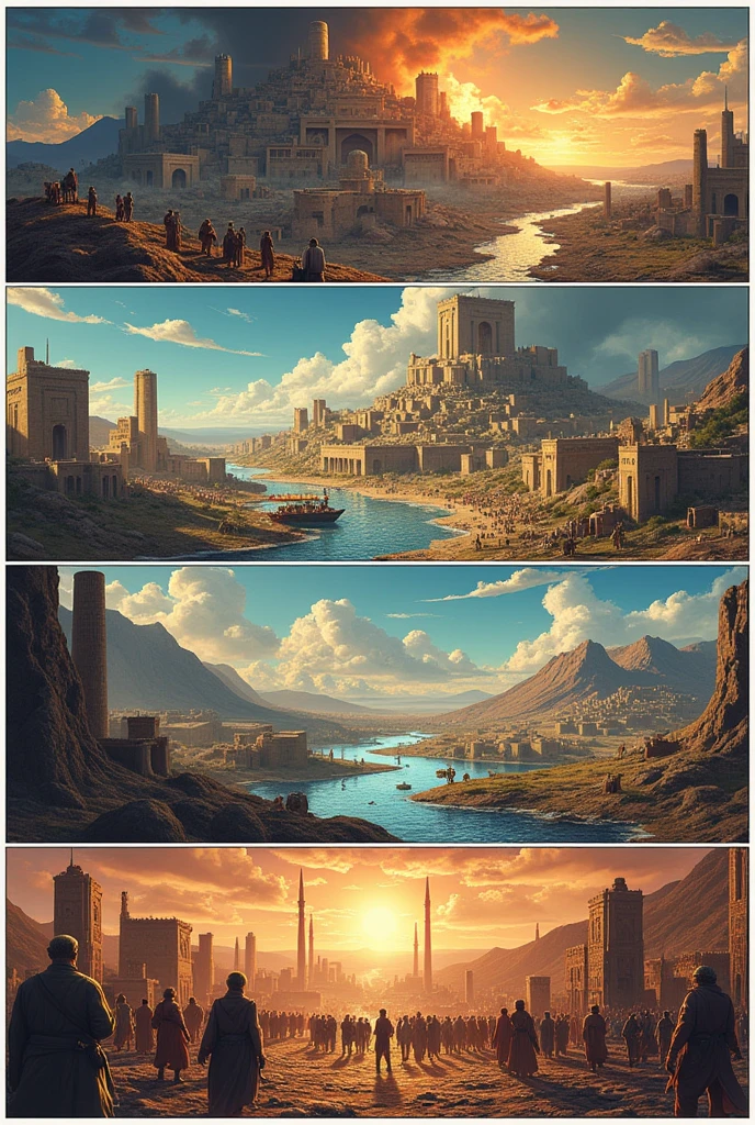 A 10-image comic about great civilizations
