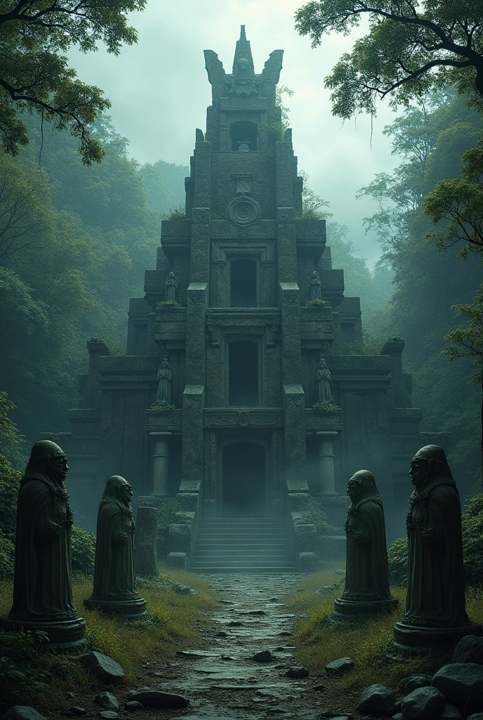 Pagan Temple, grimdark,