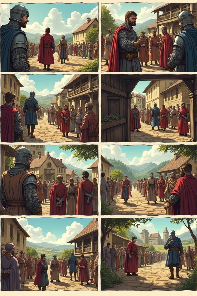 10-picture comic about the Middle Ages