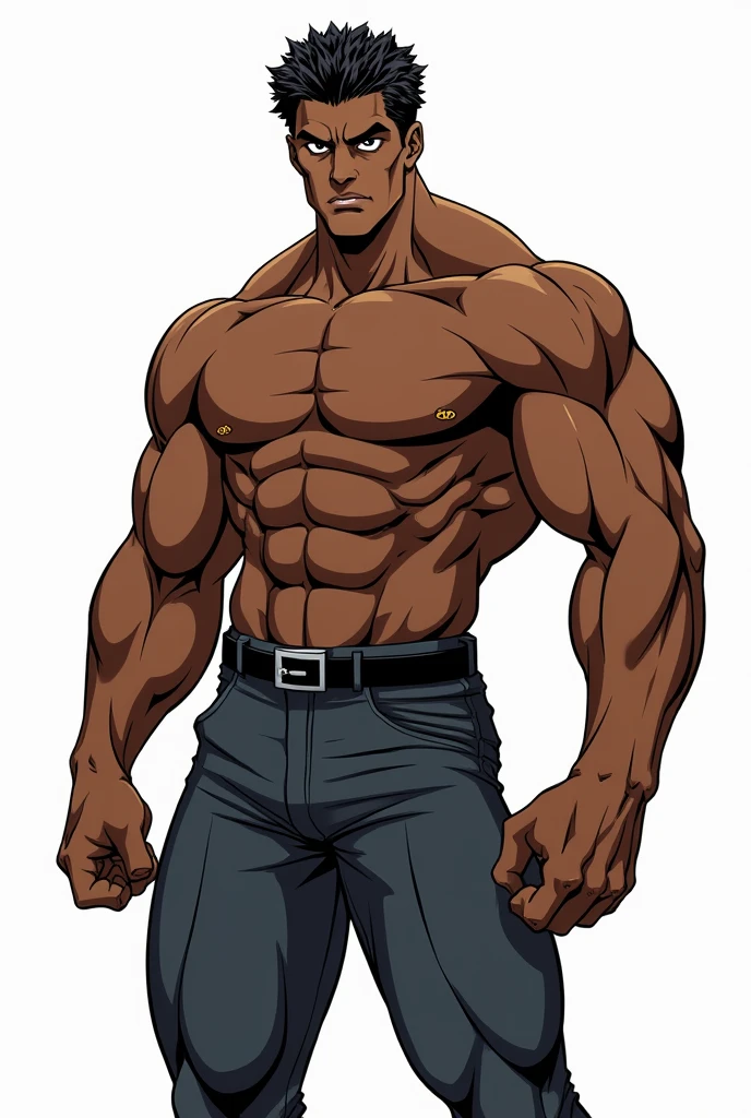 Profile image of a middle-aged man named Michael Saldanha. He has deep black skin, short curly black hair with gray at the temples, and dark brown eyes with a sharp expression. His build is athletic and well-defined. The style should blend 1980s comic book art with 1980s anime, showing him in a confident pose. The background should be transparent. Different angles, character sheet, white background --3:2 aspect ratio, different poses