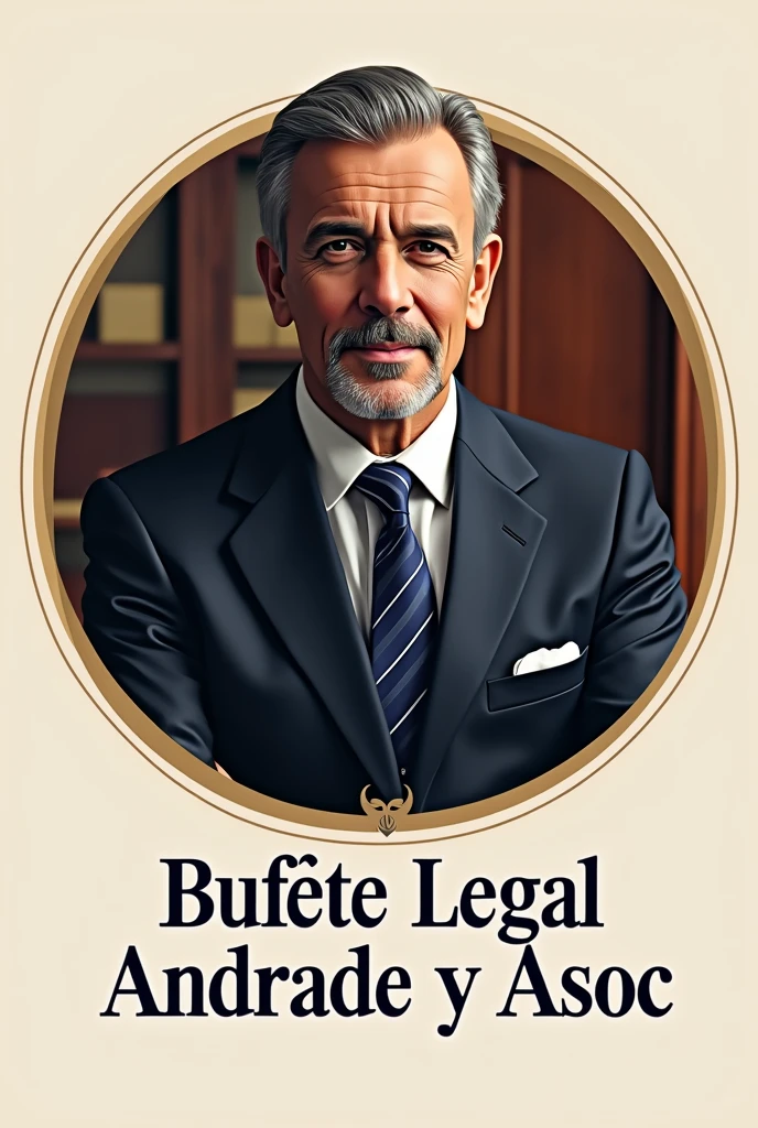 generate image for logo of jurisprudence company "Bufete Legal Andrade y Asoc"