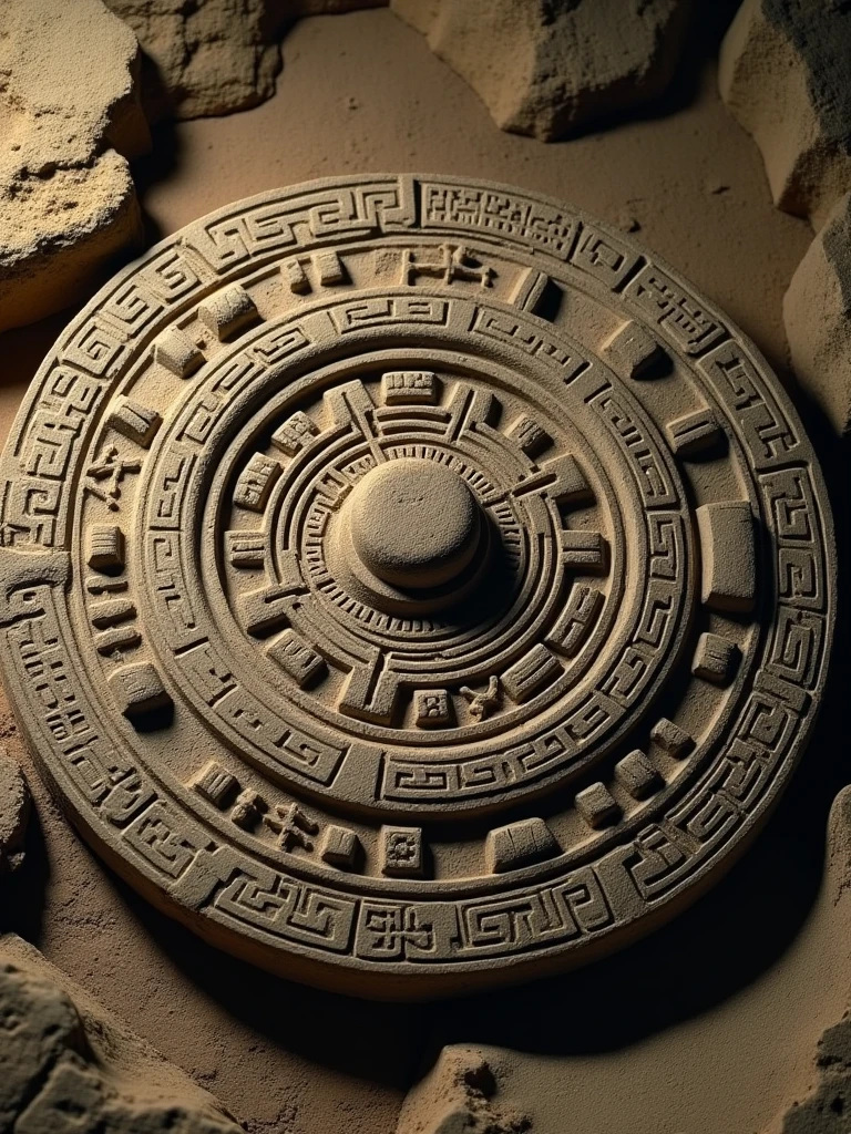 he "Death Disc" It was discovered in 1963 at the foot of the Pyramid of the Sun in Teotihuacan during an extensive excavation along the main avenue in front of the pyramid..
During this excavation a variety of tunnels connected to large monuments were also discovered., designed to emulate the underworld.