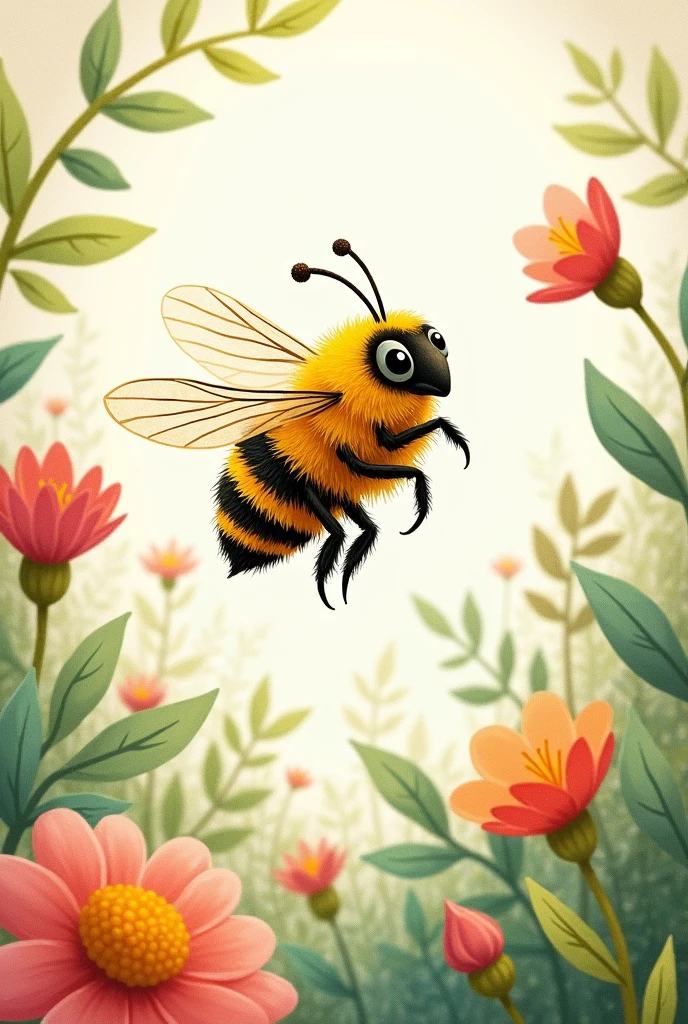 Little bee to paint